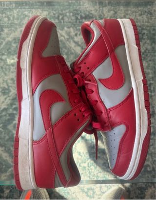 Zapatillas Nike Dunk Roja y Gris