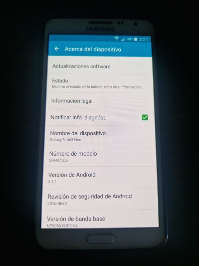 Samsung Note 3 Neo Blanco