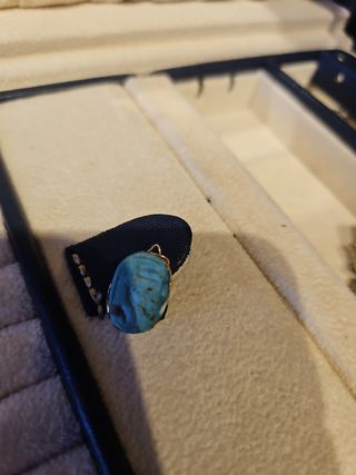 Escarabajo Egipcio Oro y Lapislázuli