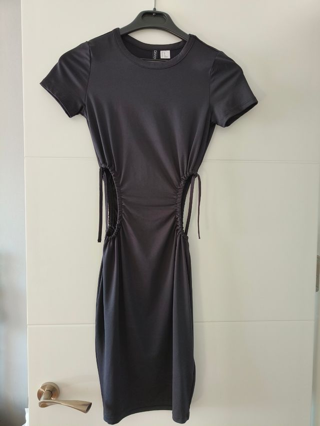 Vestido H&M negro ajustado XS