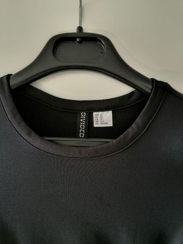 Vestido H&M negro ajustado XS