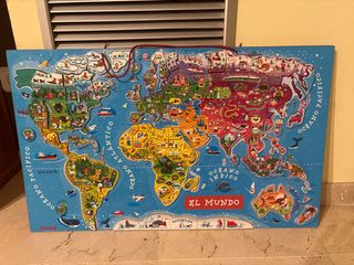 Mapa del mundo magnético Janod