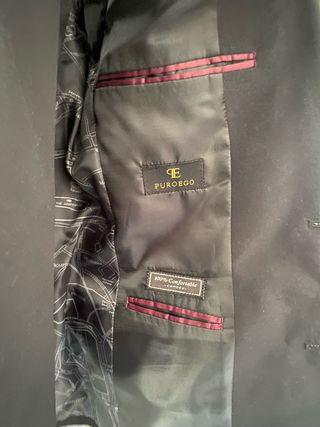 Traje Negro PuroEGO Talla 44/37 Hombre