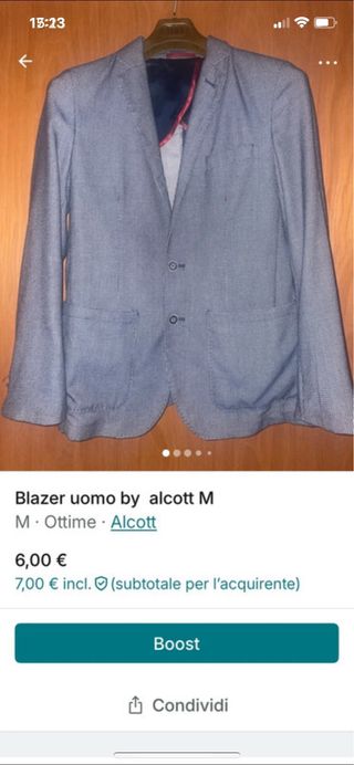 Set uomo M giacca e camicia e giubbotto