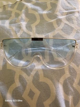 Gafas de sol mujer azules y plateadas