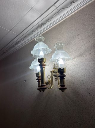 Aplique Vintage Cristal Dorado