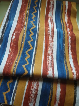 Retal de tela estampado rayas