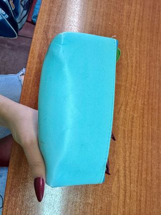 Borsellino gatto blu con portachiavi