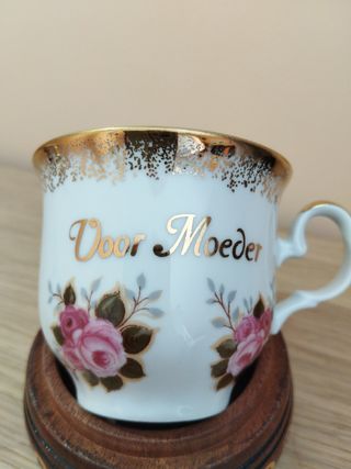 2 Tazas Porcelana Antigua.