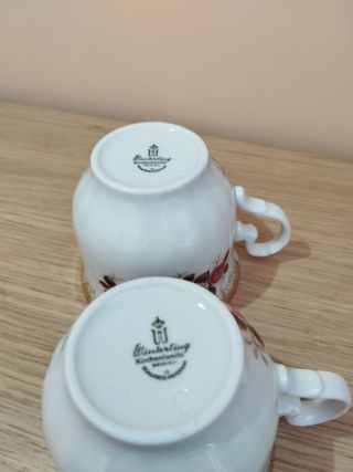 2 Tazas Porcelana Antigua.