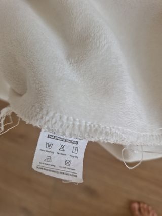 Etiqueta de cuidado de ropa