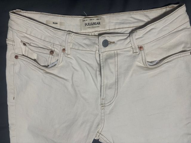 Pantalón corto PULL&BEAR beige Talla M