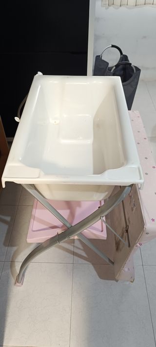 Bañera cambiador bebé Hello Kitty