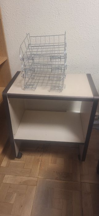 Mesa auxiliar oficina impresora