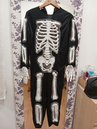 Disfraz Esqueleto Halloween Talla M