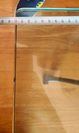 Mesa de forja con cristal