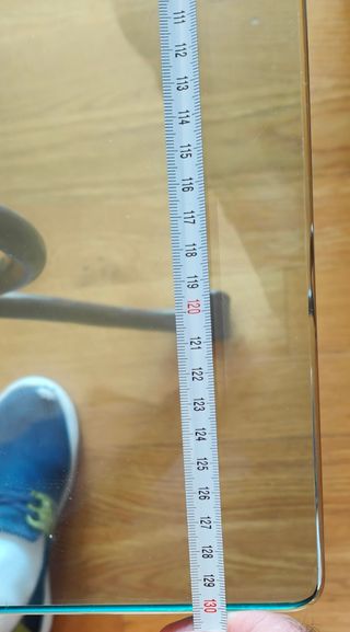 Mesa de forja con cristal