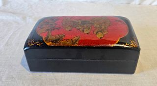 Portagioie Art Déco Giappone Legno Verniciato