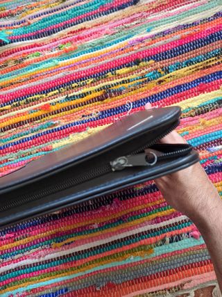 Portadocumentos A4 negro