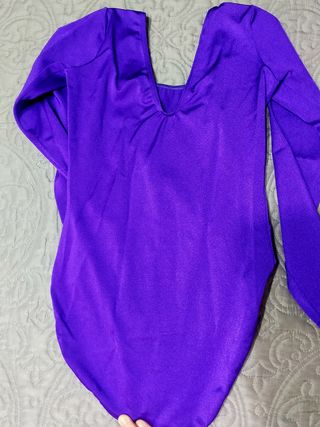 Maillot Gimnasia Rítmica Manga Larga Morada