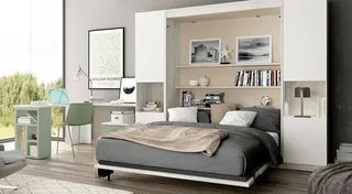 CAMA ABATIBLE CON ARMARIOS LIDER 244