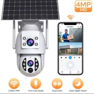 Cámara Seguridad Exterior Solar 4MP HD WiFi