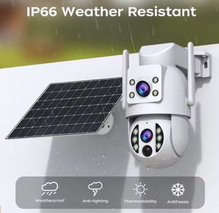 Cámara Seguridad Exterior Solar 4MP HD WiFi