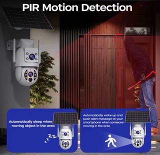 Cámara Seguridad Exterior Solar 4MP HD WiFi