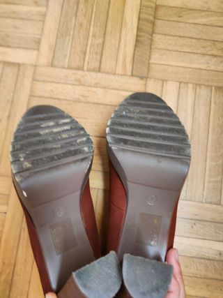 Zapatos tacón MARYPAZ marrón 9.5cm