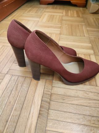 Zapatos tacón MARYPAZ marrón 9.5cm