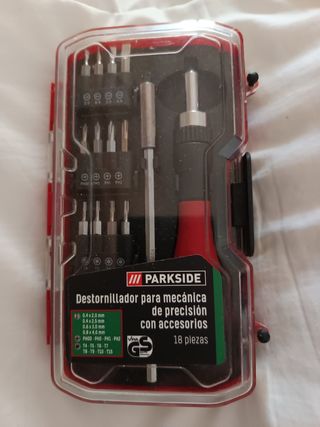 Destornillador de precisión Parkside 18 piezas