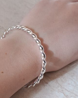 Braccialetto con campanelle argento