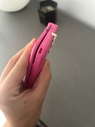 Custodia per Nintendo 3DS XL rosa + rosso. Limitato