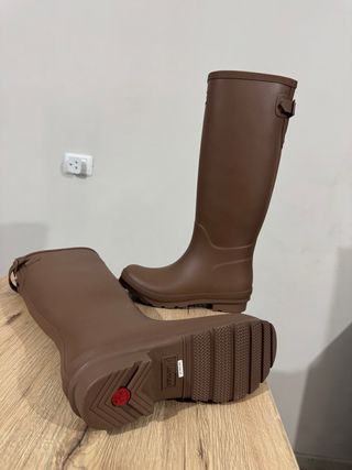 Stivali Pioggia Hunter Marrone Donna Wellington