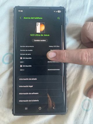 Samsung Galaxy S23 Ultra 256GB Blanco