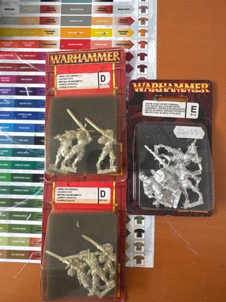 Grandes Espaderos 3 blisters Imperio warhammer