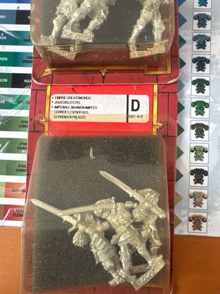 Grandes Espaderos 3 blisters Imperio warhammer