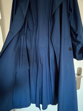 Gabardina ligera índigo talla S