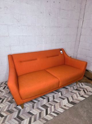 Sofá 2 plazas Orangebox diseño naranja