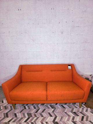 Sofá 2 plazas Orangebox diseño naranja