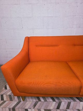 Sofá 2 plazas Orangebox diseño naranja