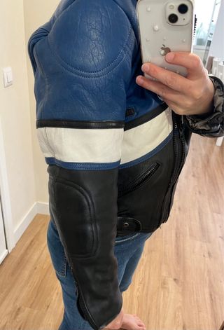 Chaqueta de cuero moto mujer Talla S