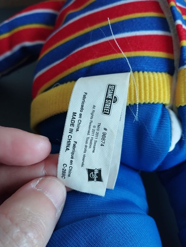 Peluche Epi Cosquillas Barrio Sésamo