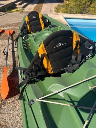 Kayak 2 plazas con remos y sillas