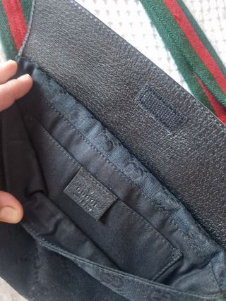 Bandolera Gucci Negra Original