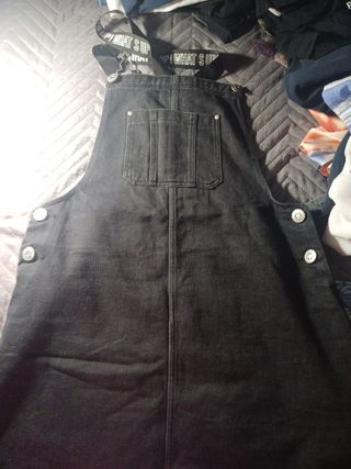 Vestido vaquero niña azul
