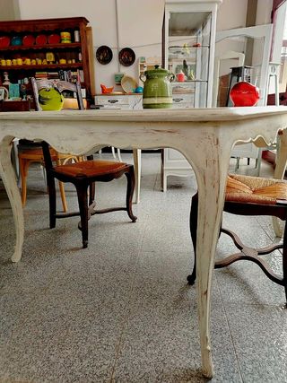 Tavolo Shabby Chic con 4 Sedie