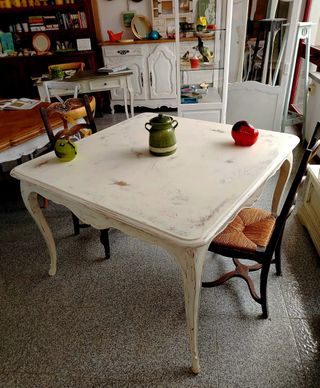 Tavolo Shabby Chic con 4 Sedie