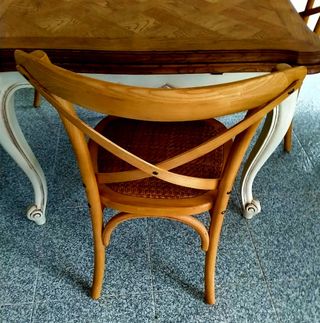 Tavolo Shabby Chic con 4 Sedie