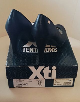 Zapatos de tacón Xti negros talla 38